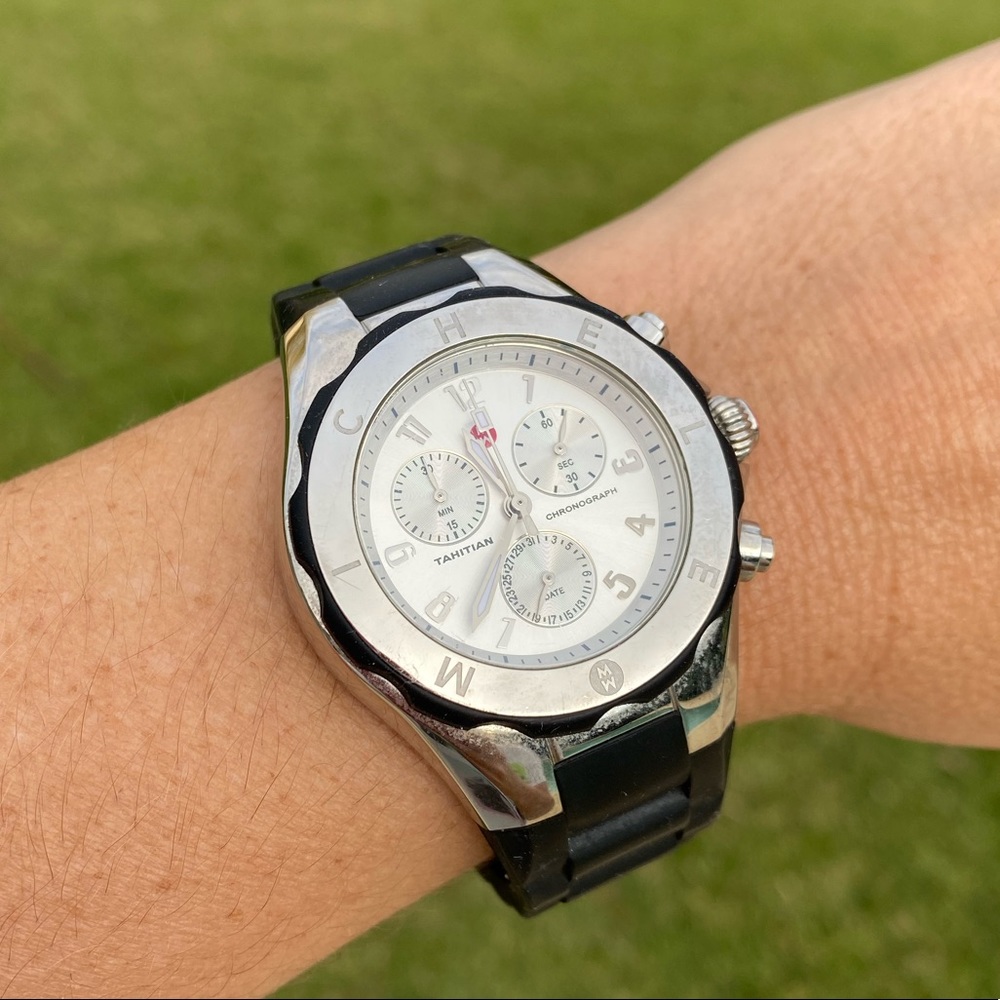 Black Jelly Michele Watch - Authentic